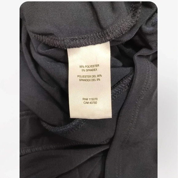 Nina Leonard Blue Short Sleeve Dress Shirt  Size Large - Picture 6 of 8